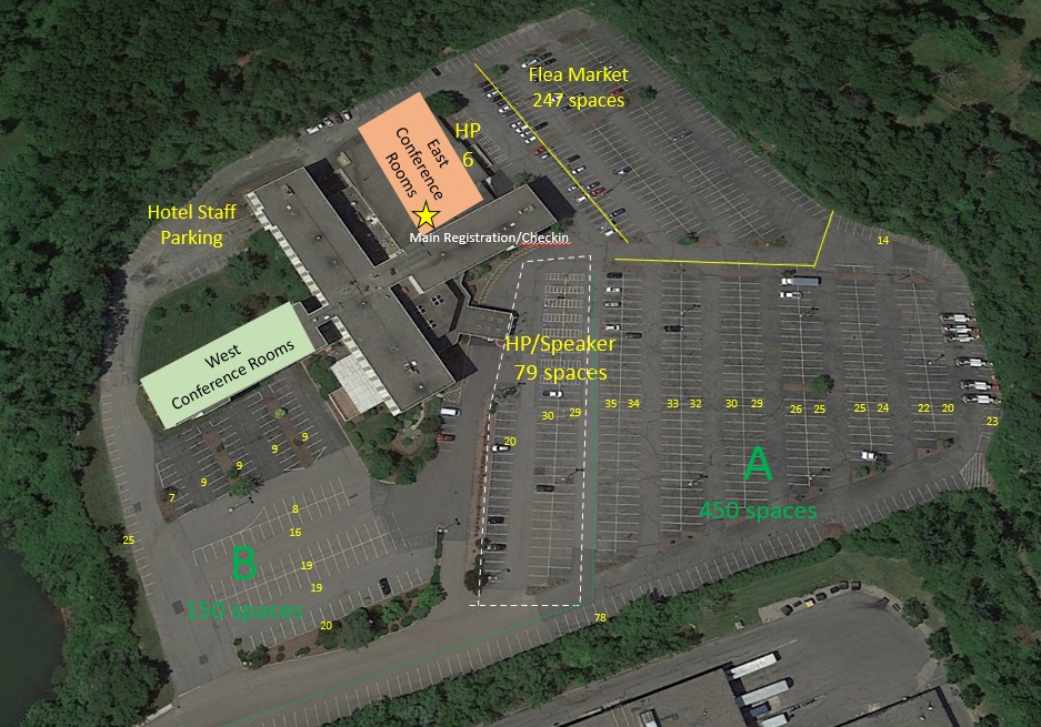 Parking Map aerial view