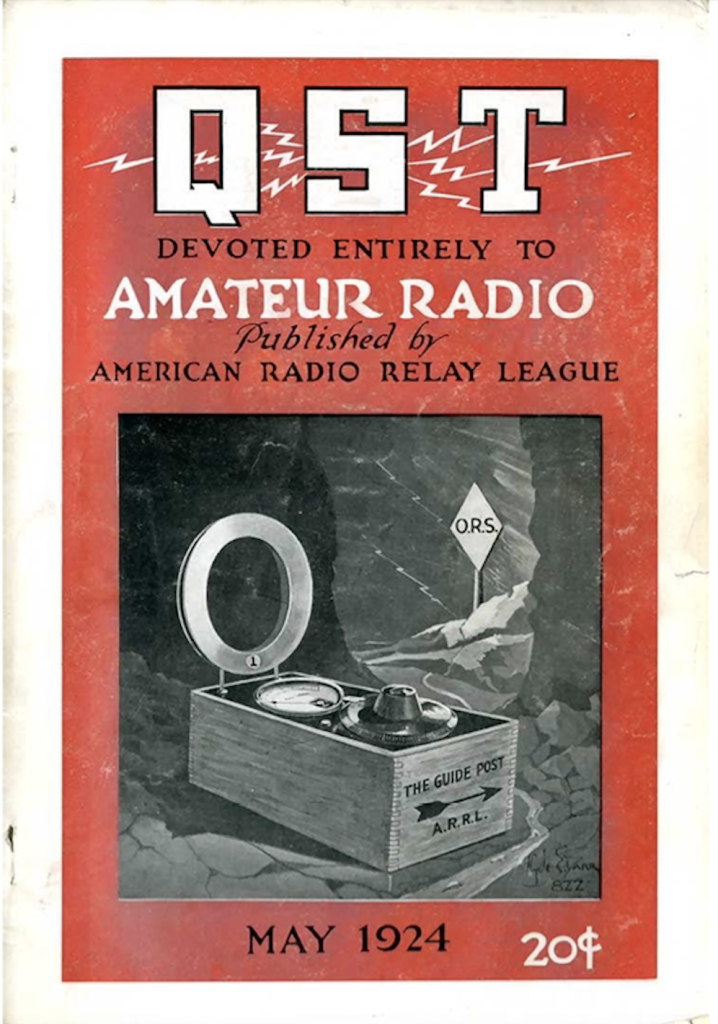 May 1924 QST cover image