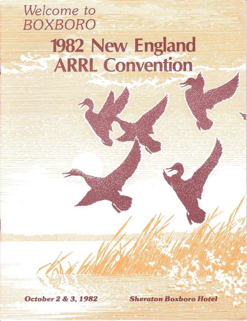 Boxboro 1982 Program cover
