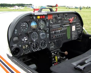light aircraft cockpit